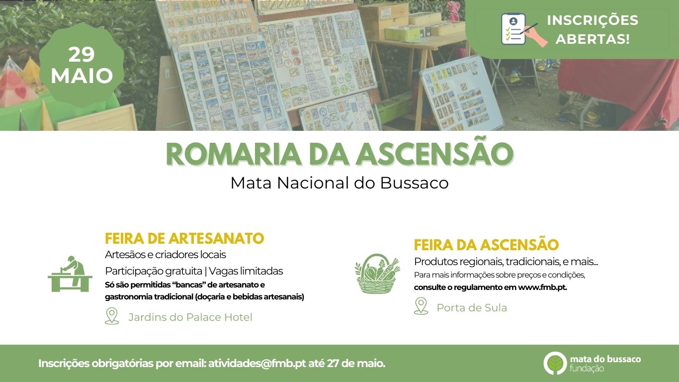 Inscrições – Romaria da Ascensão